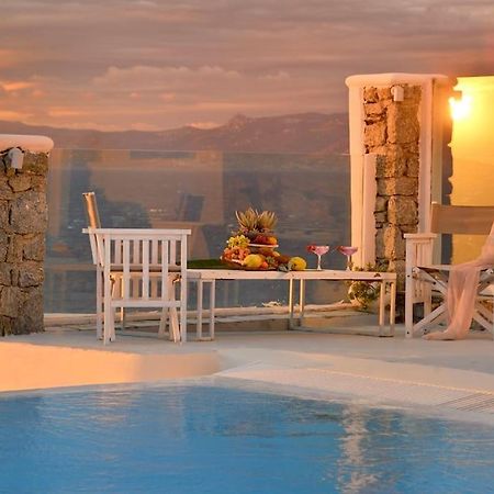 Mykonos Sea View Luxury Villa By Calypso Sunset Villas Mykonos Town Ngoại thất bức ảnh