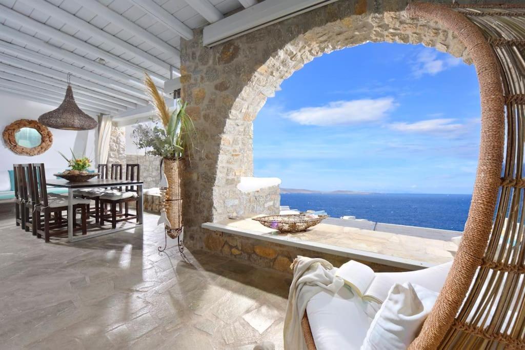 Mykonos Sea View Luxury Villa By Calypso Sunset Villas Mykonos Town Ngoại thất bức ảnh