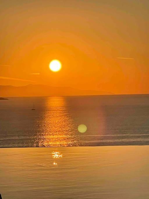 Mykonos Sea View Luxury Villa By Calypso Sunset Villas Mykonos Town Ngoại thất bức ảnh