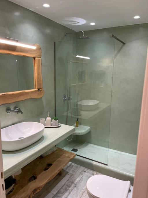 Mykonos Sea View Luxury Villa By Calypso Sunset Villas Mykonos Town Ngoại thất bức ảnh